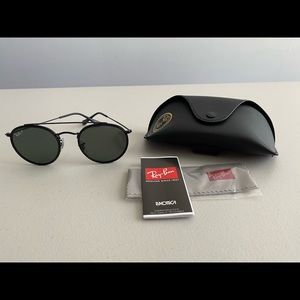 Men’s Ray Ban Sunglasses Round Double Bridge 3647N